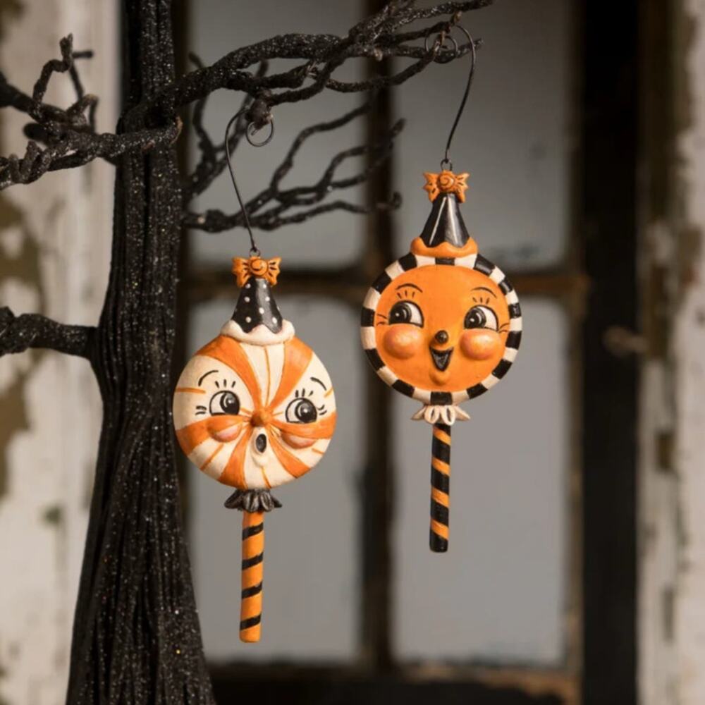 Bethany Lowe Johanna Parker Spooky Sweet Treat Halloween Merrymint Ornaments New - Picture 3 of 6